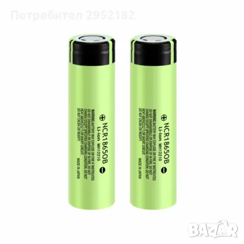 Японска акумулаторна батерия 18650, 3400mАh, 3.7V, Li-ion