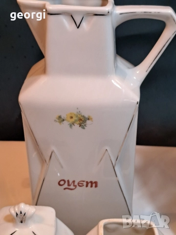 български порцеланови буркани за подправки за допълване 11/6, снимка 4 - Сервизи - 51881096