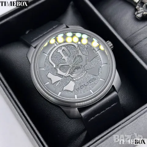 Police Black Skull Watch Gift Set PL.BLED1.SET.20, снимка 2 - Мъжки - 49612465
