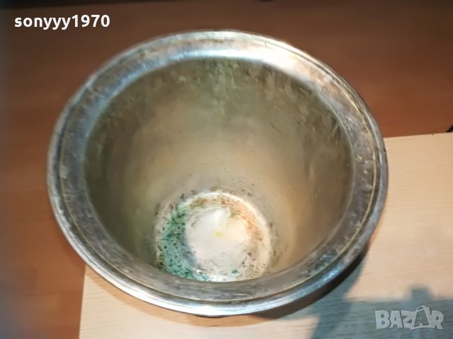 шампаниера с лъвове 24х22см-внос франция, снимка 8 - Колекции - 29477034