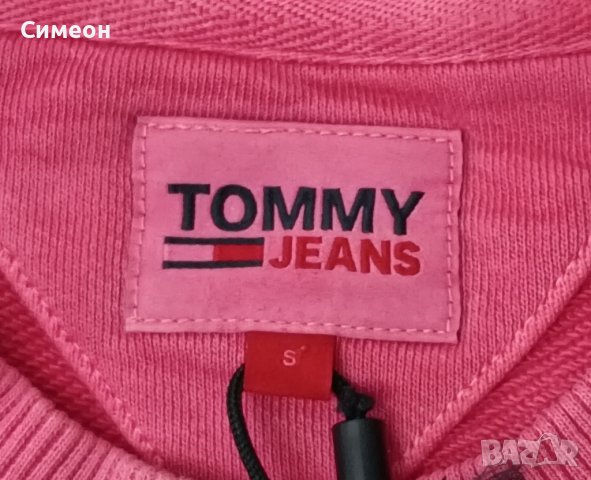 Tommy Jeans Organic Cotton Sweatshirt оригинално горнище S памучен, снимка 3 - Суичъри - 42756332