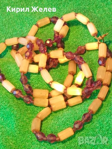 ОПУШЕН ФАСЕТИРАН КРИСТАЛ СТАРИННО ВИНТИДЖ с АМЕТИСТ и БРОНЗ 8691, снимка 9 - Антикварни и старинни предмети - 29638170