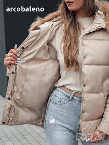 NORDKOLL Дамско зимно яке с качулка, 3цвята , снимка 14 - Якета - 48264585