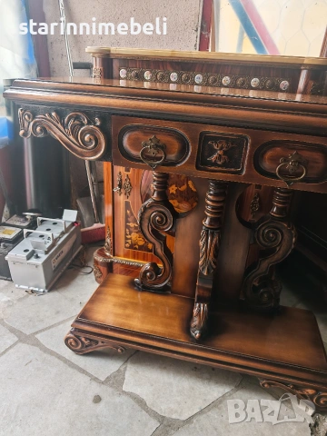 Барокова конзола с огледало , снимка 9 - Секции и витрини - 53980197