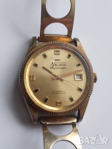 Мъжки механичен часовник Nelson 23Jewels, снимка 8 - Антикварни и старинни предмети - 38668692