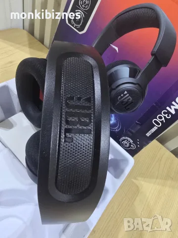 Геймърски Слушалки, JBL QUANTUM 360 BLK Wireless over-ear gaming, снимка 4 - Слушалки за компютър - 55964276