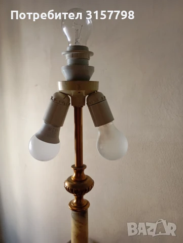 Винтидж настолна лампа, снимка 7 - Настолни лампи - 51169936