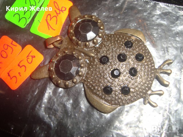 ФЕШЪН МЕДАЛИОН БУХАЛ БРОНЗОВ 3325, снимка 3 - Колиета, медальони, синджири - 31247125