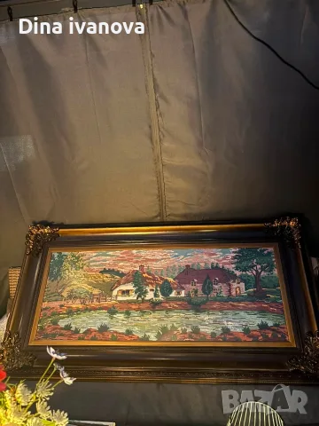 гоблен с красива рамка , снимка 9 - Гоблени - 56301009