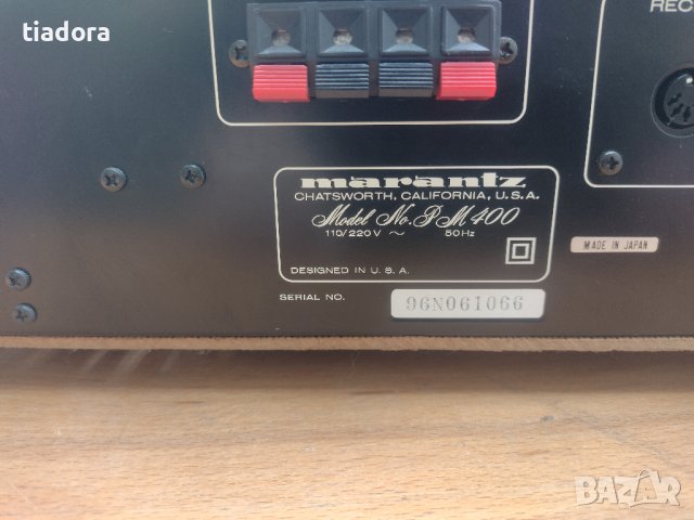 Marantz PM 400 Console Stereo Amplifier, снимка 9 - Ресийвъри, усилватели, смесителни пултове - 39645975