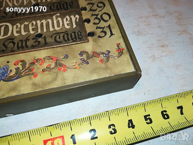 немски календар-внос германия 2703231149, снимка 5 - Антикварни и старинни предмети - 40150368