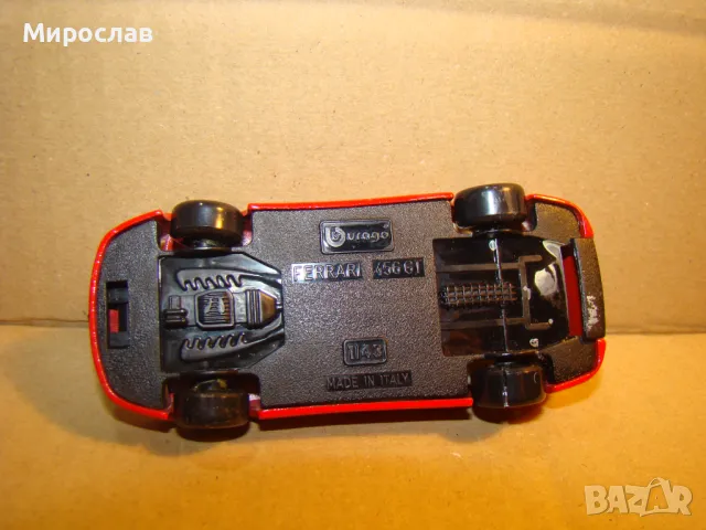 1:43 BBURAGO FERRARI 456 GT  MОДЕЛ КОЛИЧКА ИГРАЧКА, снимка 6 - Колекции - 48098770