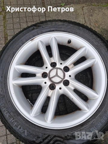 джанти 16-ки 5х112 със зимни , снимка 5 - Гуми и джанти - 53161459