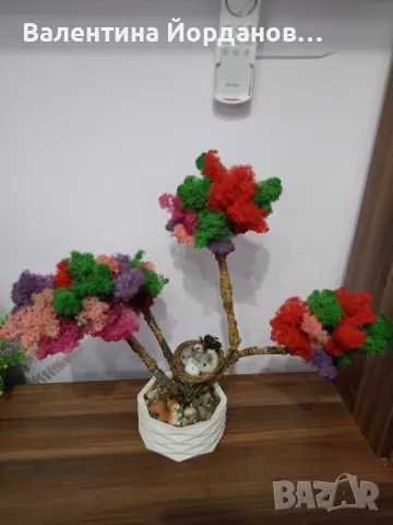 дръвче със скандинавски мъх 