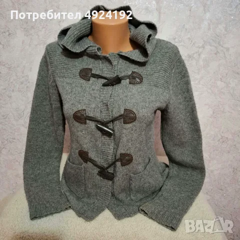 Жилетка вълнена  с качулка Sandro