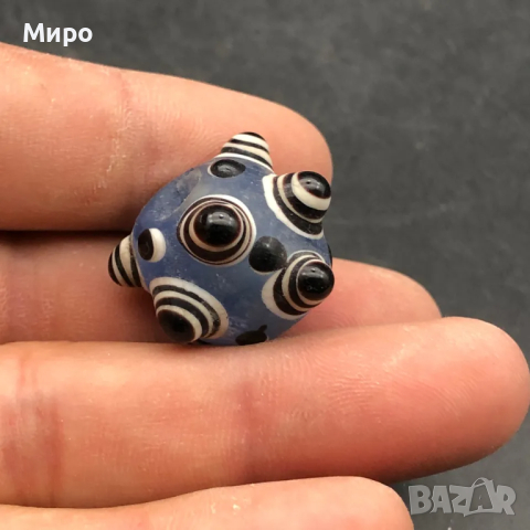 ФЪН ШУЙ РИСУВАНО СТЪКЛО СТАРА МЪНИСТА ТАЛИСМАН ПРОТИВ УРОКИ АМУЛЕТ, снимка 2 - Антикварни и старинни предмети - 44666285