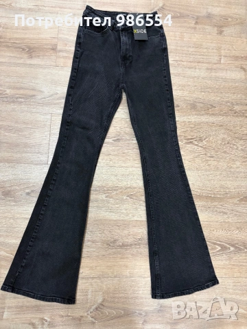 Черни дънки размер 26 , снимка 2 - Дънки - 53978377