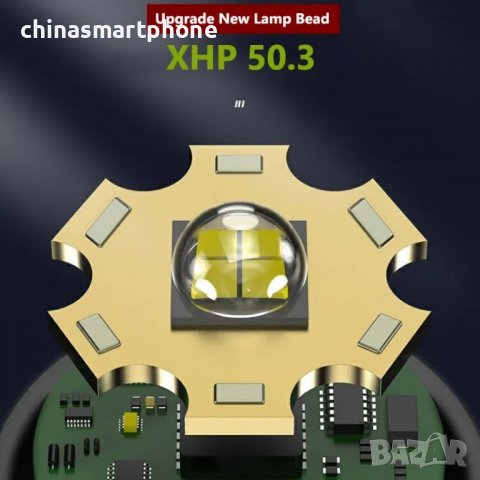 Фенер за лов, 3000LM XHP 50 акумулаторен прожектор., снимка 7 - Къмпинг осветление - 39995784