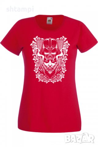 Дамска тениска Star Wars Vader,Филм,Игра,superhero,Изненада,Подарък,Повод,, снимка 2 - Тениски - 37732558