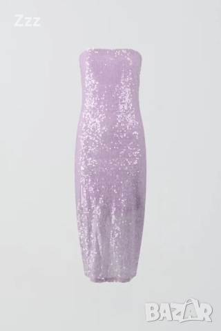 Дамска рокля с пайети, снимка 4 - Рокли - 51856916