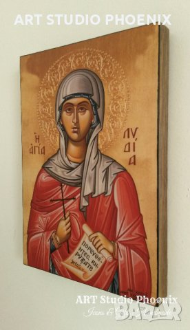 Икона на Света Лидия ikona Sveta Lidia, снимка 3 - Икони - 17572820