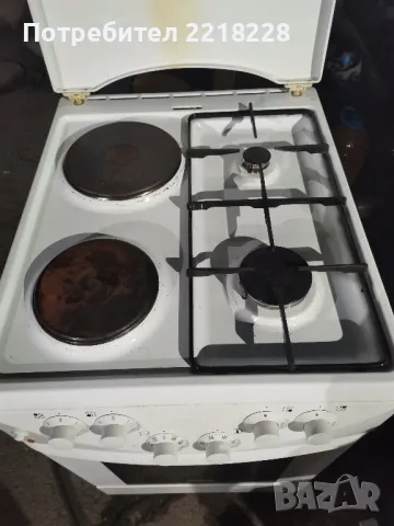 Продавам комбинирана готварска печка ток и газ марка Gorenie, снимка 5 - Печки, фурни - 49500139