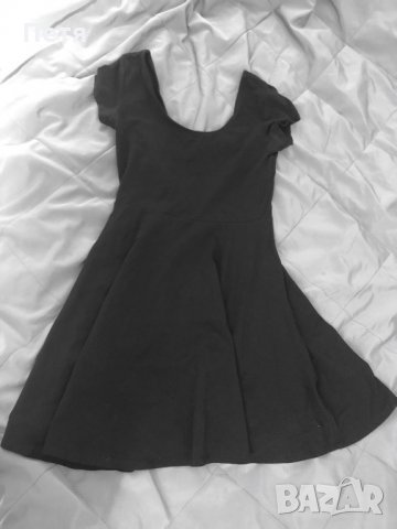 Benetton Дамска черна рокля, снимка 1