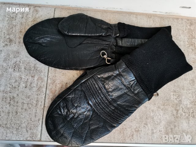 Нови мъжки ръкавици естествена кожа, снимка 4 - Ръкавици - 35003206