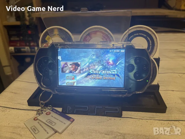 PSP моднат 256GB | Нов корпус + IPS екран | Само РАЗМЯНА