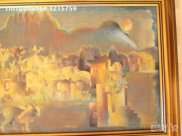 Картина масло,платно, Т. Дрянков(1944-2014) подпис, 60х40см., снимка 8 - Картини - 35502697