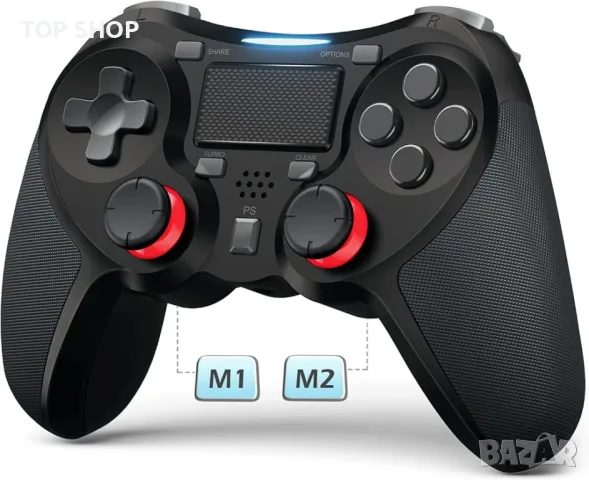 Джойстик -Безжичен контролер TERIOS, съвместим с PS4/PS4 Pro/PS4 Slim