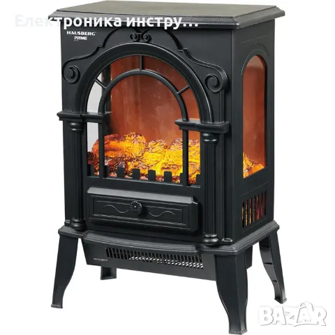 Електрическа камина с вентилатор Hausberg HB-8218-NG, снимка 2 - Други инструменти - 47780711