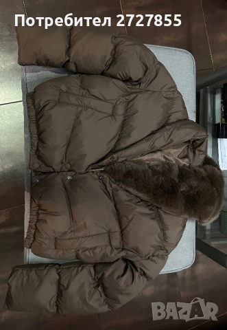 Кафяво зимно яке, снимка 9 - Якета - 53328781