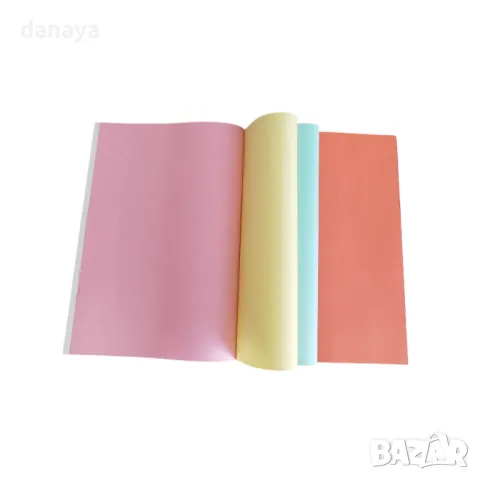 5838 Цветни листи за апликиране и творчество, 12 листа, 6 цвята, снимка 4 - Ученически пособия, канцеларски материали - 49919612