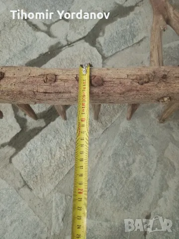 Стар дървен търмък., снимка 9 - Антикварни и старинни предмети - 47407208