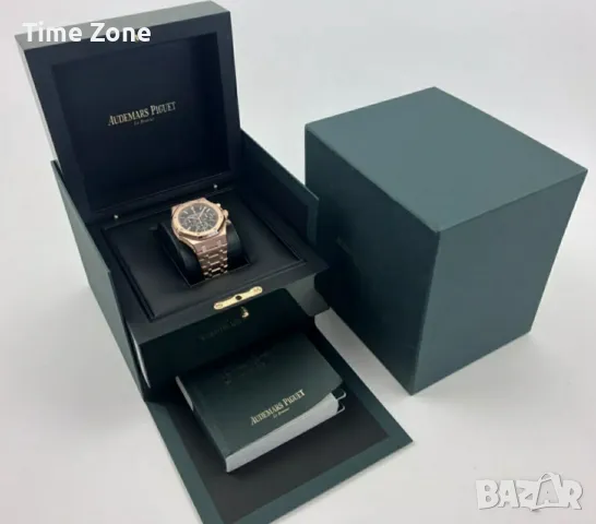 Audemars Piguet Royal Oak Chronograph 41mm Rose Gold Black Dial Различни Варианти, снимка 2 - Мъжки - 48183833