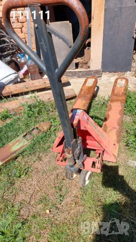 Палетна  количка работеща , снимка 6 - Индустриална техника - 37676133