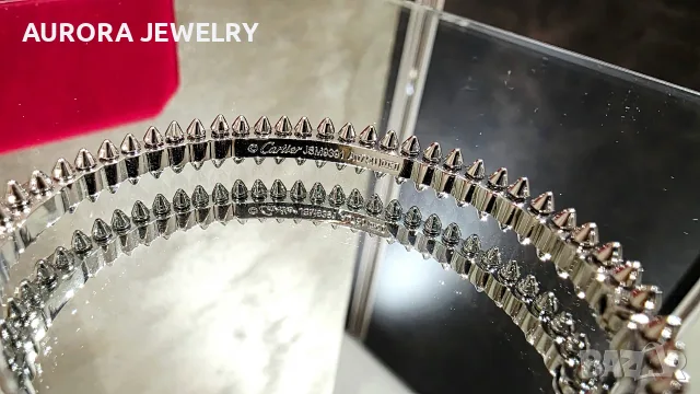CARTIER Clash de Cartier White Gold Дамска Гривна, снимка 12 - Гривни - 53236953