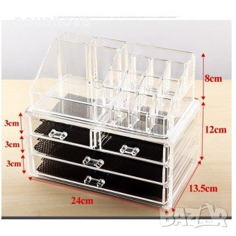Комбиниран Органайзер За Гримове И Бижута - Make Up Kit, снимка 10 - Козметика за лице - 27151375