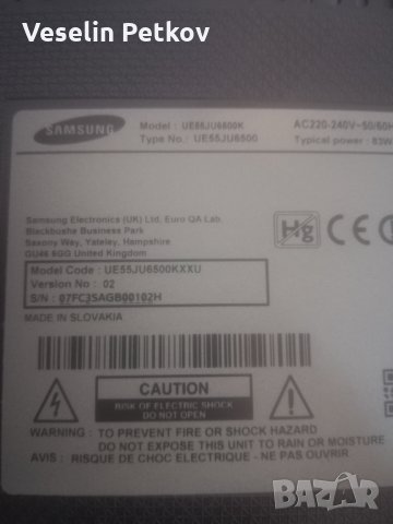 SAMSUNG UE55JU6500K на части