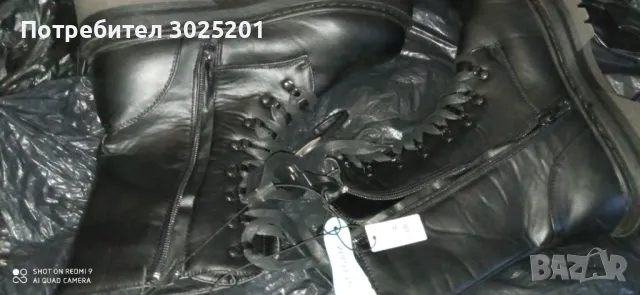 Кубинки Черни Дамски Боти 40 41, снимка 11 - Дамски боти - 47793257