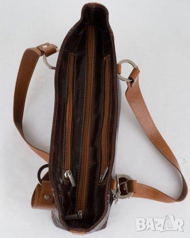 Дамска кожена кафява чанта Lattemiele , снимка 5 - Чанти - 37139662