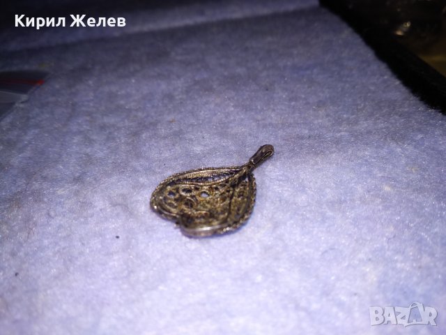19Век ФИЛИГРАНЕН СРЕБЪРЕН РЕТРО МЕДАЛЬОН ВИСОКА ПРОБА СРЕБРО ИЗЦЯЛО РЪЧНА БИЖУТЕРСКА ИЗРАБОТКА 17112, снимка 13 - Антикварни и старинни предмети - 39665906