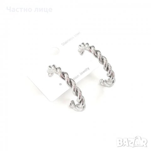 Обеци от медицинска стомана , снимка 1