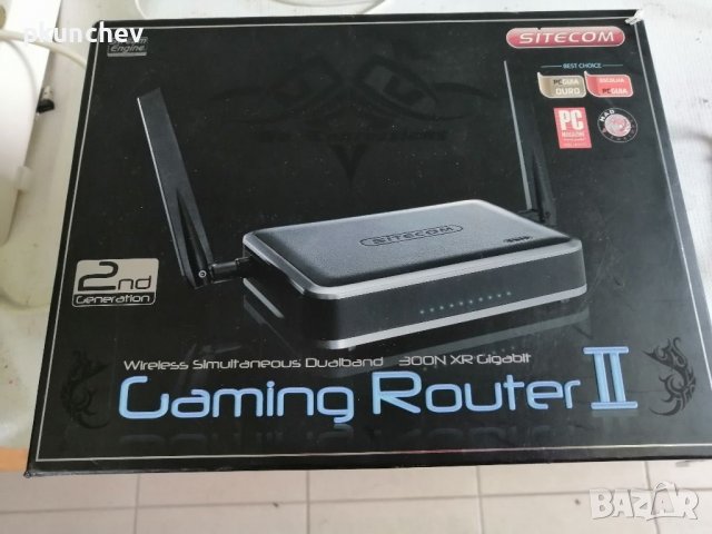 Гигабитов Рутер SITECOM WL-309 Dualband 300N XR Gigabit Gaming Router II, снимка 14 - Рутери - 37317320