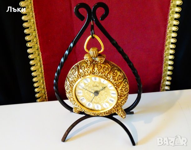 Lancel френски механичен часовник,позлата. , снимка 3 - Антикварни и старинни предмети - 30407839