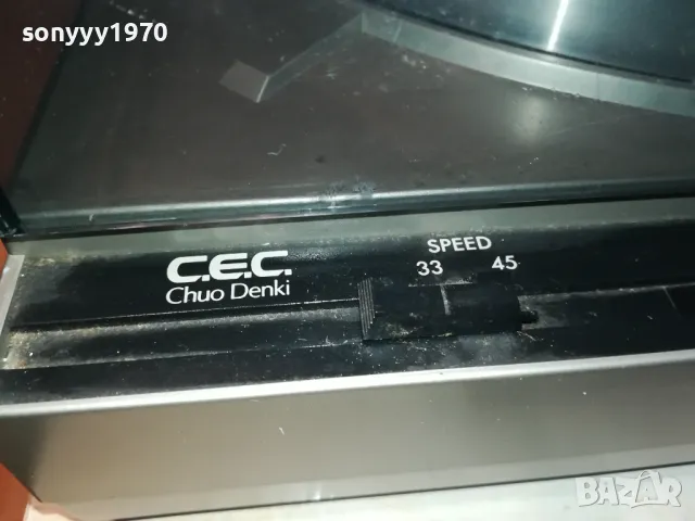 CEC-MADE IN JAPAN-ВНОС SWISS 0901251804, снимка 7 - Грамофони - 48619257