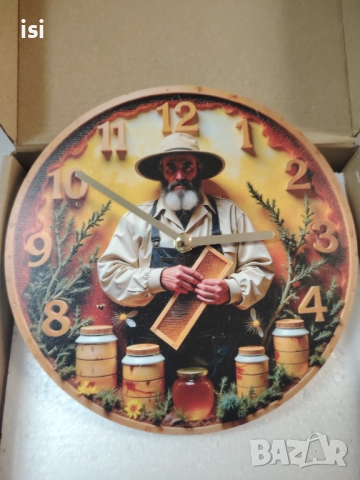 Часовници на пчеларска тематика-за пчелари, снимка 2 - Стенни часовници - 51849584