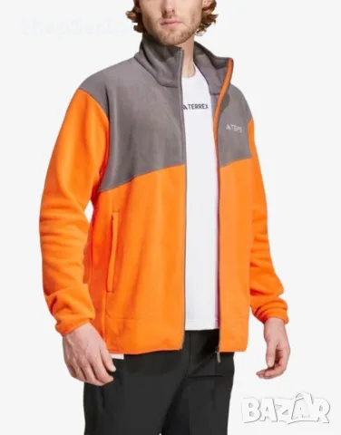 ADIDAS TERREX мъжко поларено яке Orange/Grey – S–2XL