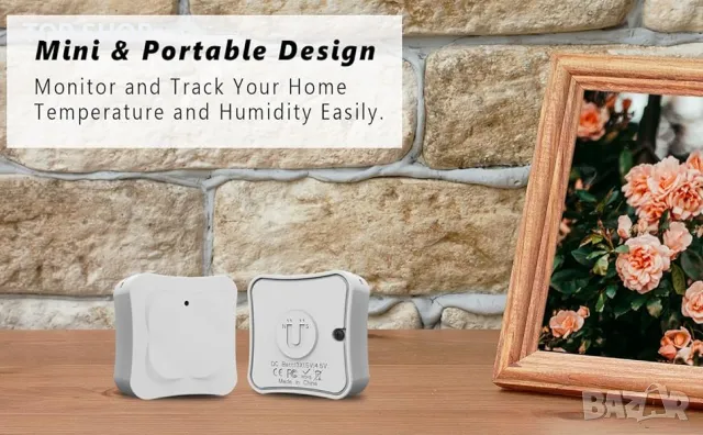 SURLABA XF-930A Bluetooth Термометър Хигрометър, снимка 9 - Други - 48508000